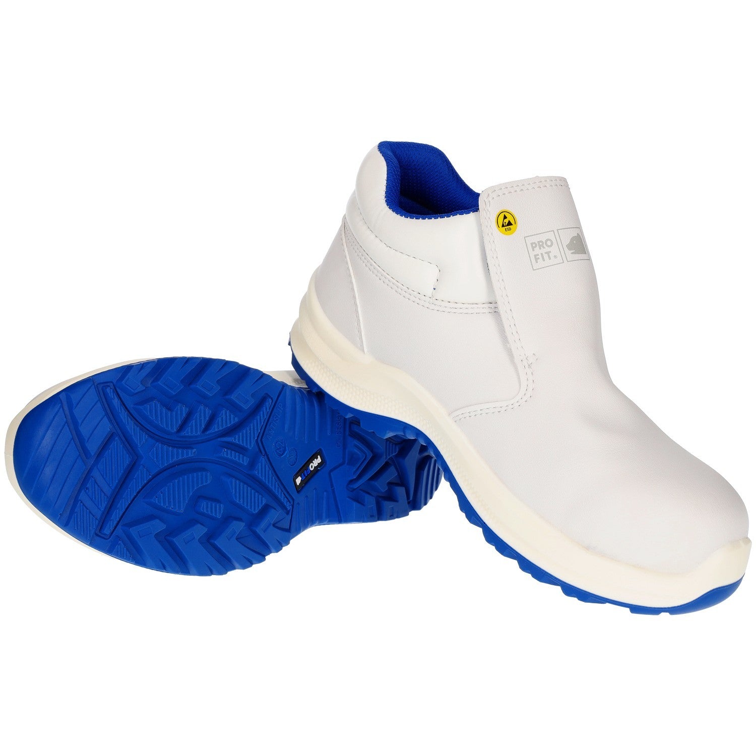 ESD Sicherheitsschuhe S2 Arctos white mid, hoch