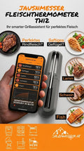 Jausnmesser® Smart-Fleischthermometer TH12 – Kabellos inkl. App-Steuerung