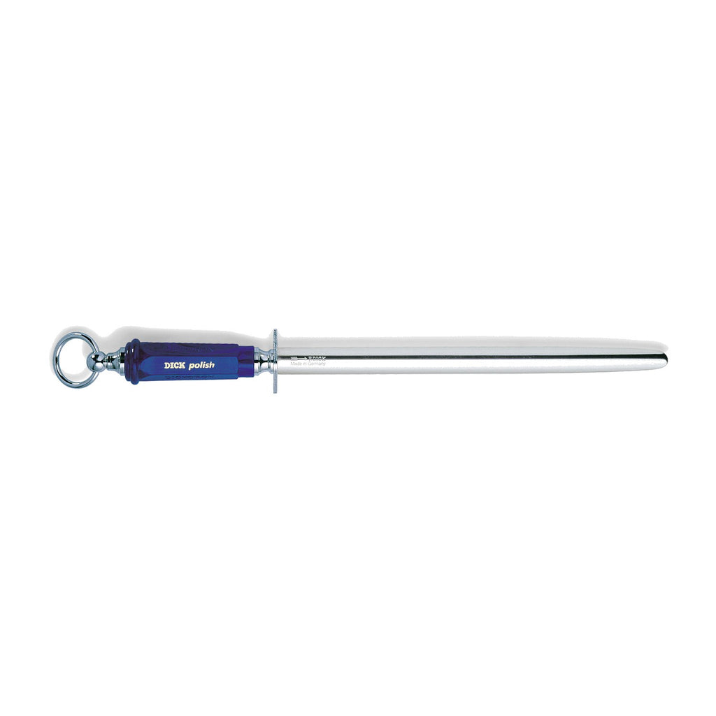 DICK Polish Wetzstahl poliert, blauer Griff (75503-30)