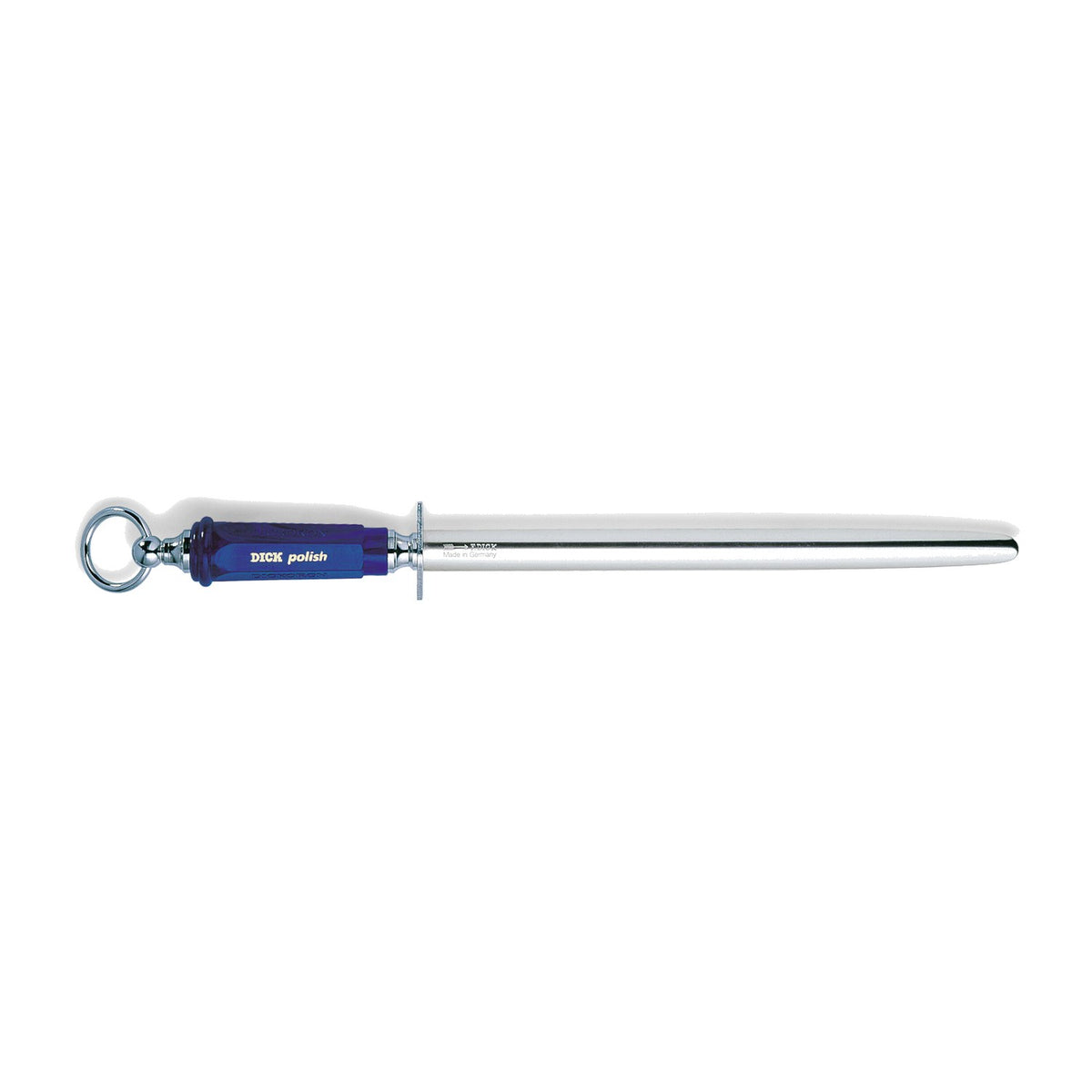 DICK Polish Wetzstahl poliert, blauer Griff (75503-30)