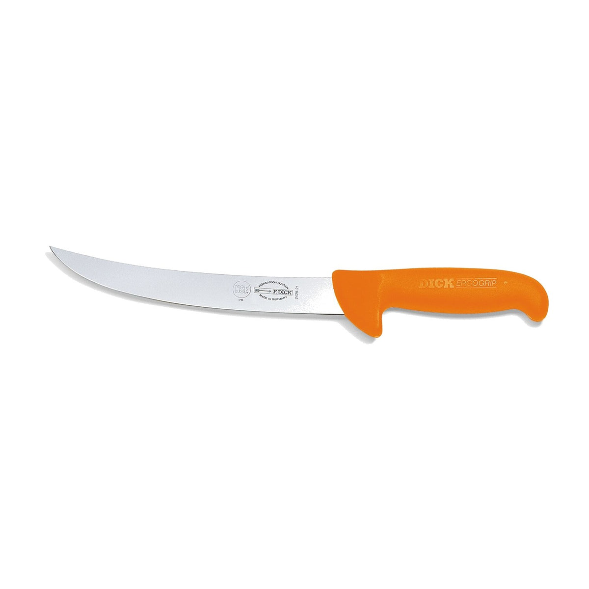 DICK ErgoGrip Zerlegemesser steif 21 cm, orange (8 2425 21-53)