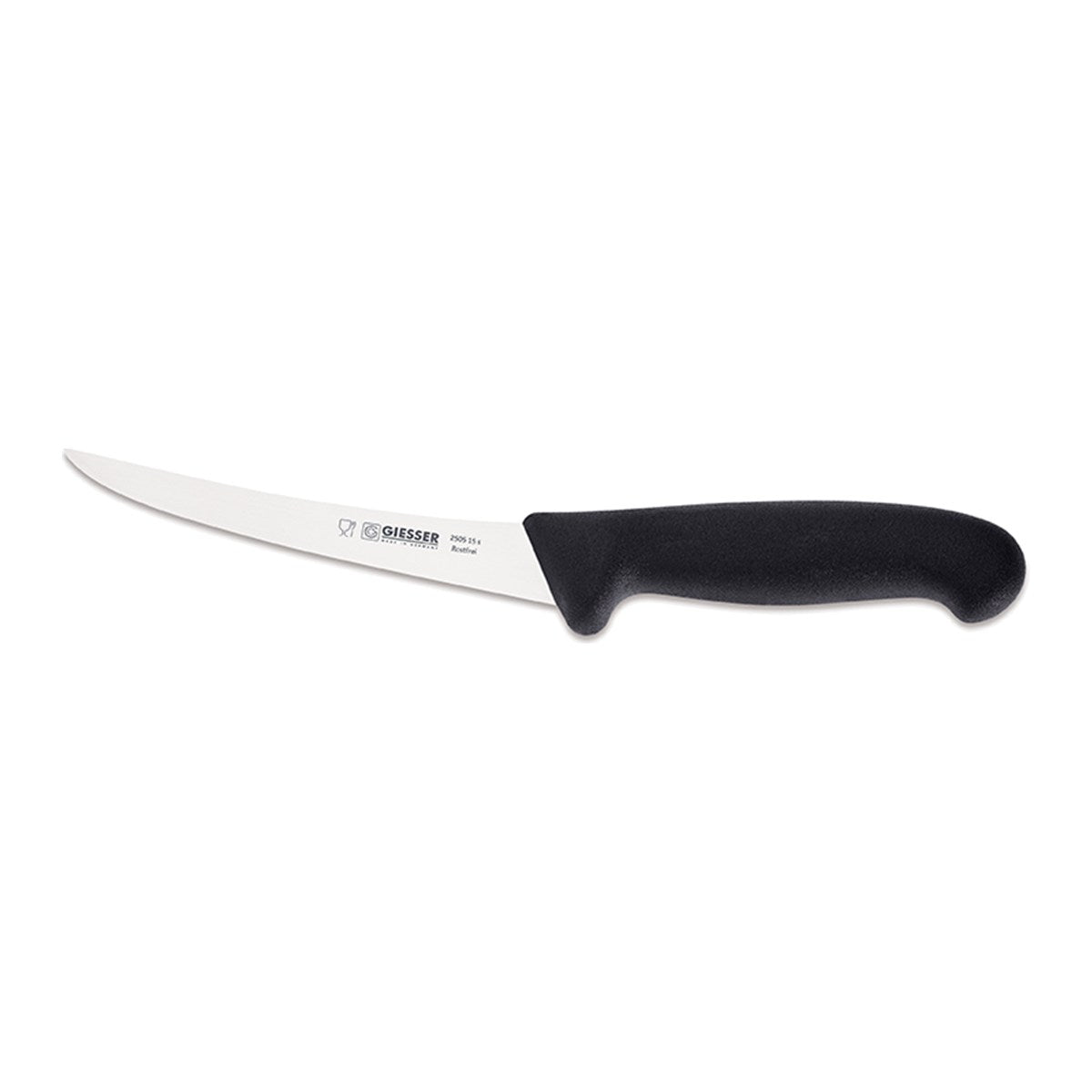 GIESSER Ausbeinmesser mittel 15 cm, schwarz (2505-15)