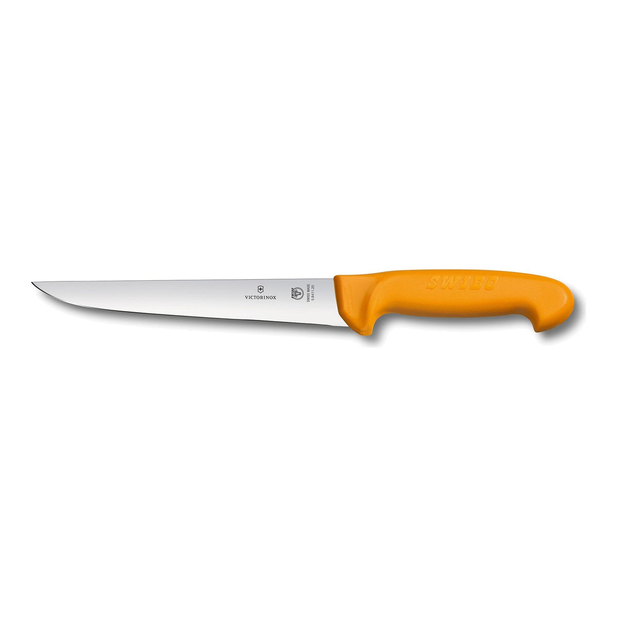Victorinox Swibo Stechmesser gerade 22 cm, gelber Griff (5.8411.22)